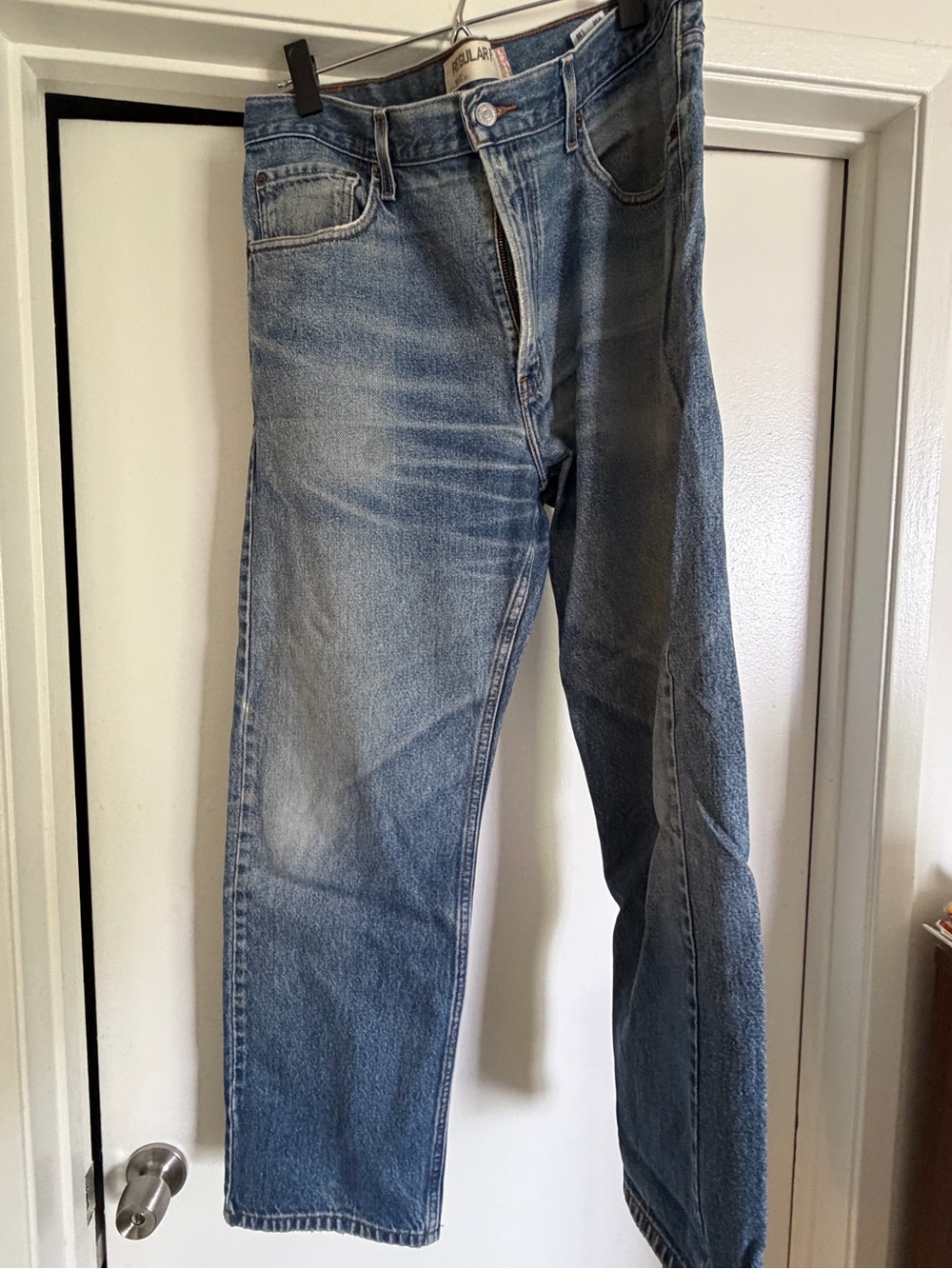 Levi's Straight Light Blue Washed Jeans